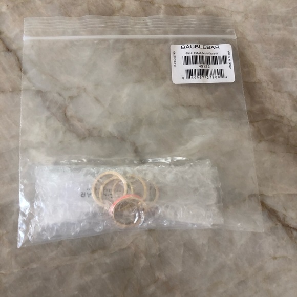 BaubleBar Nohea Rings Stackable Ring Set (Set of 5) - Picture 5 of 8